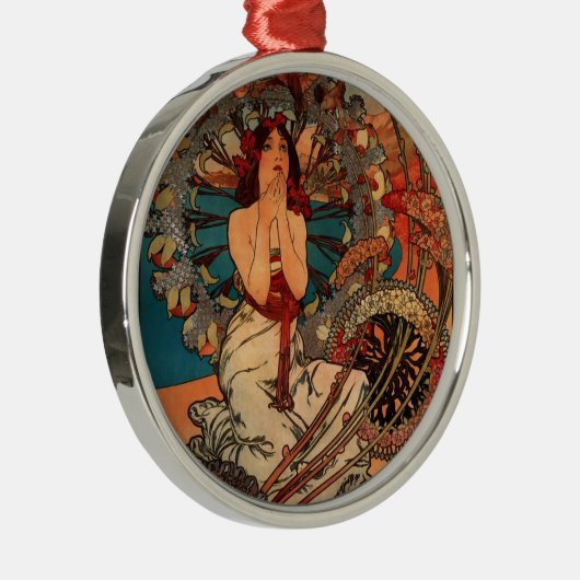 Monaco Monte Carlo Silbernes Ornament (Rechts)