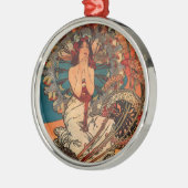 Monaco Monte Carlo Silbernes Ornament (Links)