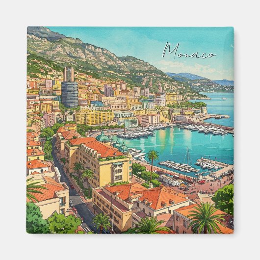 Monaco Monte Carlo - The Restaurant Magnet (Vorne)