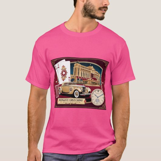 Monaco Monte Carlo Tshirt (Vorderseite)
