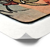 Monaco Monte Carlo von Alfons Mucha Poster (Ecke)