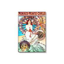 Monaco Monte Carlo von Alphonse Mucha