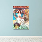 Monaco Monte Carlo von Alphonse Mucha Leinwanddruck (Insitu (Holzboden))