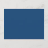 Monaco Noble Blue Solid Color Postkarte (Vorderseite)