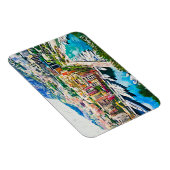 Monaco Oil Paint Marina Yacht Port Magnet (Rechte Seite)