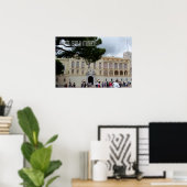 Monaco Palace in Monte Carlo Poster (Heimbüro)