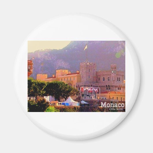 Monaco-Palast Magnet (Vorne)