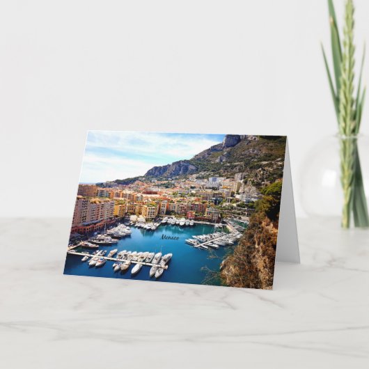Monaco Port Karte (Vorderseite)