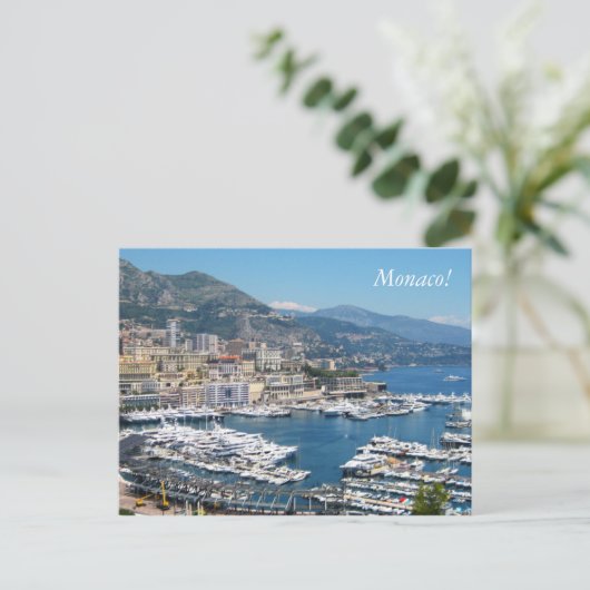 Monaco Postcard Postkarte (Stehend Vorderseite)