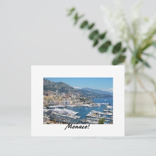 Monaco Postcard Postkarte (Stehend Vorderseite)