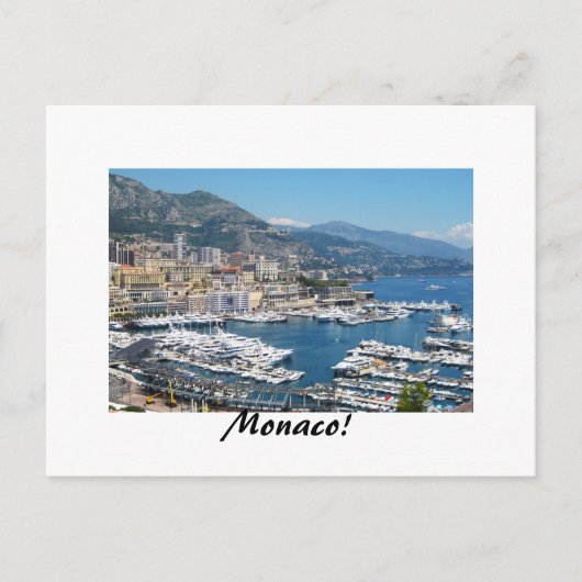 Monaco Postcard Postkarte (Vorderseite)
