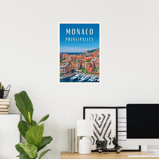 Monaco Poster (Heimbüro)