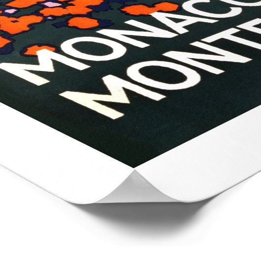 Monaco Poster (Ecke)