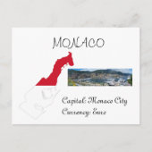Monaco Postkarte (Vorderseite)