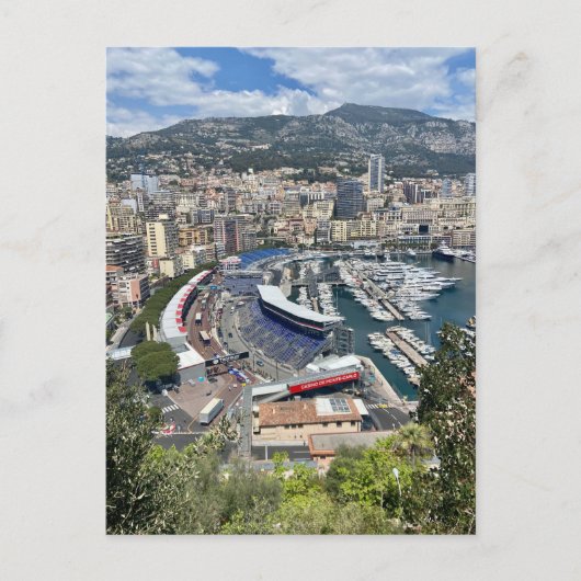 Monaco Postkarte (Vorderseite)