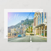 Monaco Postkarte (Vorne/Hinten)