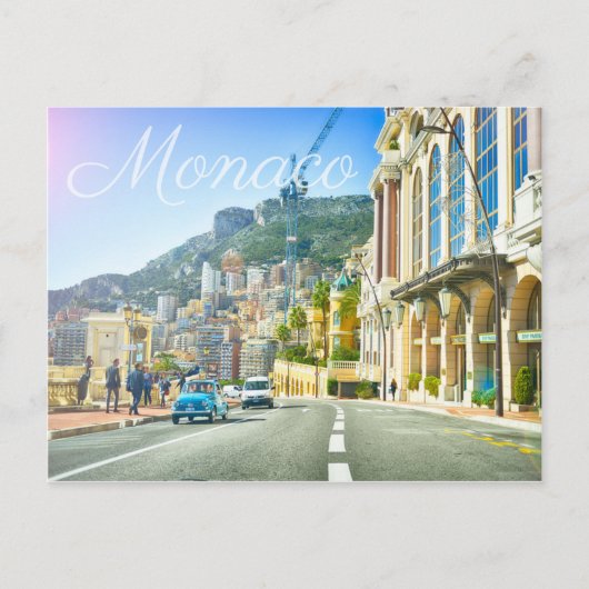 Monaco Postkarte (Vorderseite)