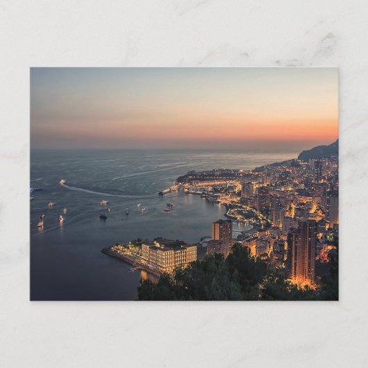 Monaco Postkarte (Vorderseite)
