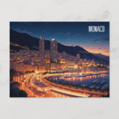 Monaco Postkarte (Vorderseite)