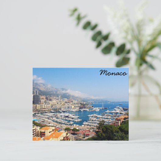 Monaco Postkarte (Stehend Vorderseite)