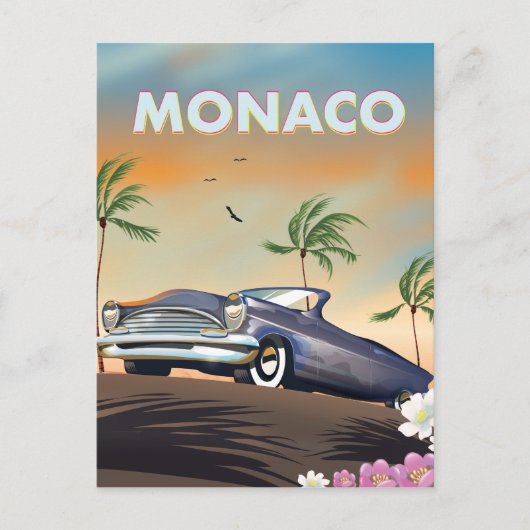 Monaco Postkarte (Vorderseite)