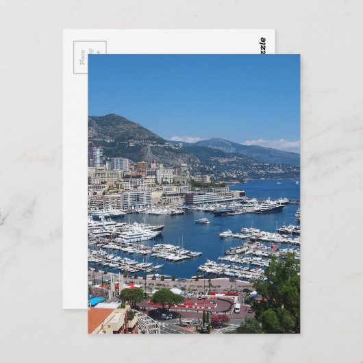 Monaco Postkarte (Vorne/Hinten)