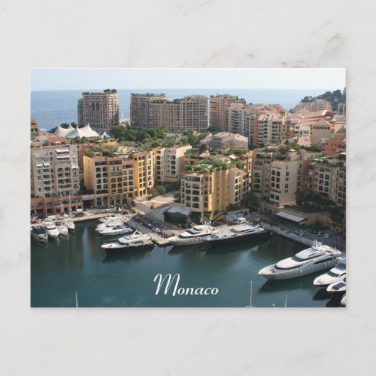 Monaco Postkarte (Vorderseite)
