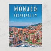 Monaco Postkarte (Vorderseite)