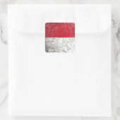 Monaco Quadratischer Aufkleber (Tasche)