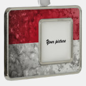 Monaco Rahmen-Ornament Silber (Rechts)