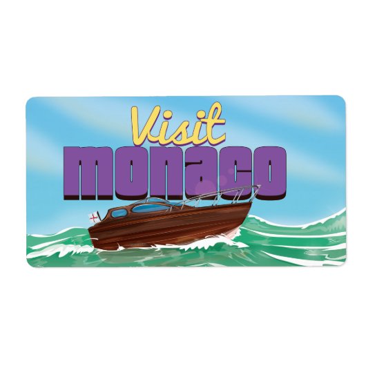 Monaco Reiseplakat besuchen (Vorne)