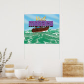 Monaco Reiseplakat besuchen Poster (Küche)