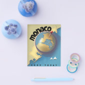 Monaco Reiseplakat Flyer (Einzeln)