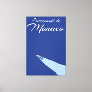 Monaco-Reiseplakat Leinwanddruck