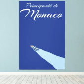 Monaco-Reiseplakat Leinwanddruck (Insitu (Holzboden))