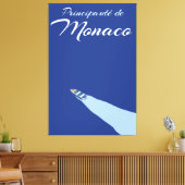 Monaco-Reiseplakat Leinwanddruck (Insitu (Wohnzimmer))