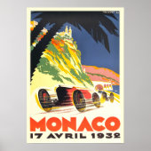 Monaco Renning Poster (Vorne)