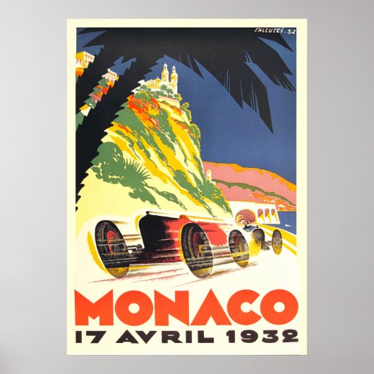 Monaco Renning Poster (Vorne)