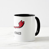 Monaco-Rennstrecke Tasse (VorderseiteRechts)
