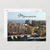 Monaco-Residenzen Postkarte (Vorne/Hinten)