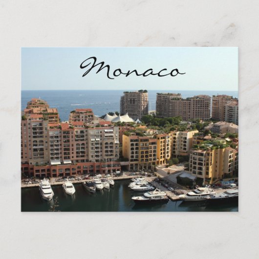 Monaco-Residenzen Postkarte (Vorderseite)