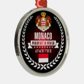 Monaco Silbernes Ornament (Rechts)