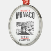 Monaco Silbernes Ornament (Links)