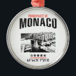 Monaco Silbernes Ornament<br><div class="desc">Monaco</div>