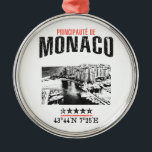 Monaco Silbernes Ornament<br><div class="desc">Monaco</div>