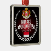 Monaco Silbernes Ornament (Rechts)