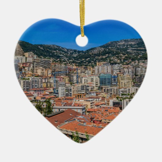 Monaco-Skyline Keramikornament (Vorne)