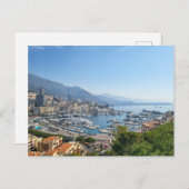 Monaco Skyline Postkarte (Vorne/Hinten)