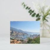 Monaco Skyline Postkarte (Stehend Vorderseite)