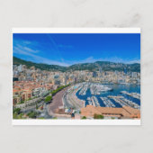Monaco Skyline Postkarte (Vorderseite)